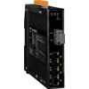 Single-mode 30 km, SC Connector, 4-port 10/100 Mbps with 1 fiber port Switch with Power Input +12 VDC ~ +48 VDC (RoHS)ICP DAS